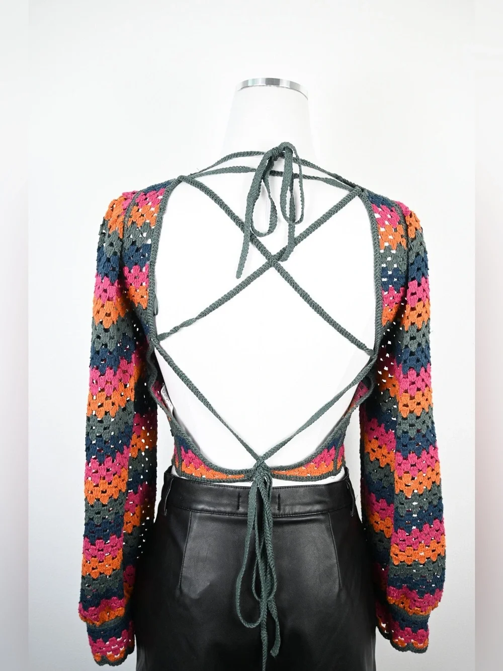Zara crochet blouse